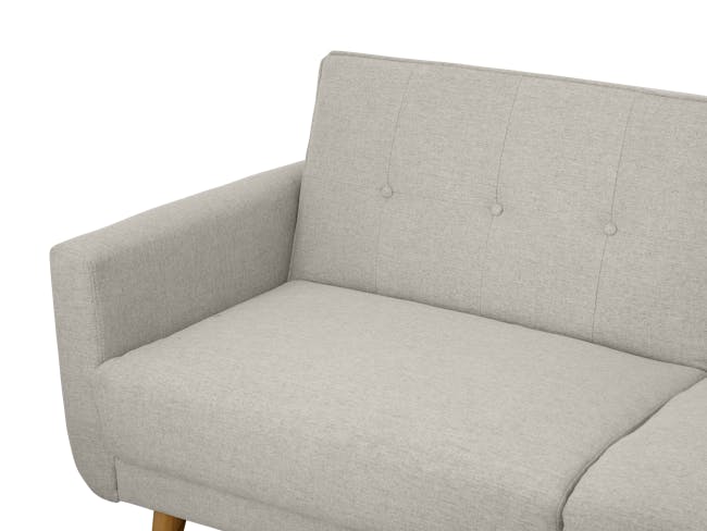 Maverick Sofa Bed - Oak, Beige (Eco Clean Fabric) - 9