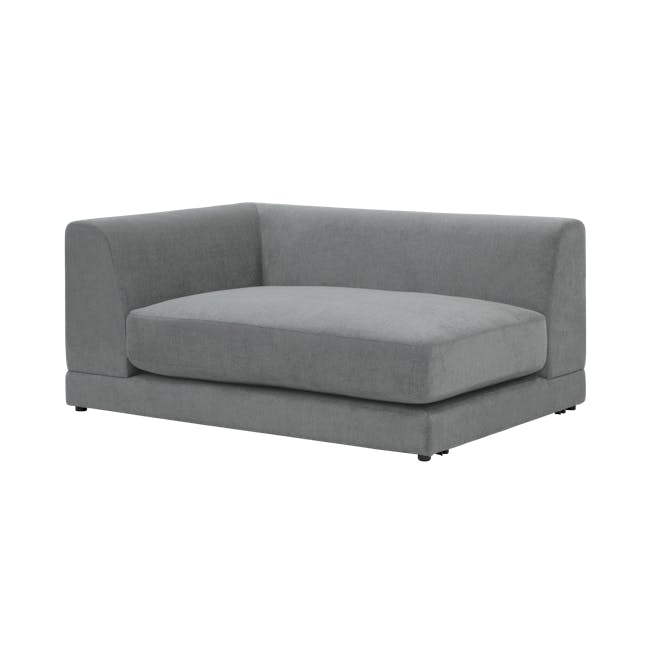 Abby Chaise Lounge Sofa - Stone - 4