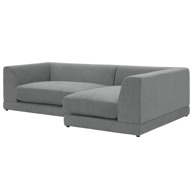 Abby Chaise Lounge Sofa - Stone - 7