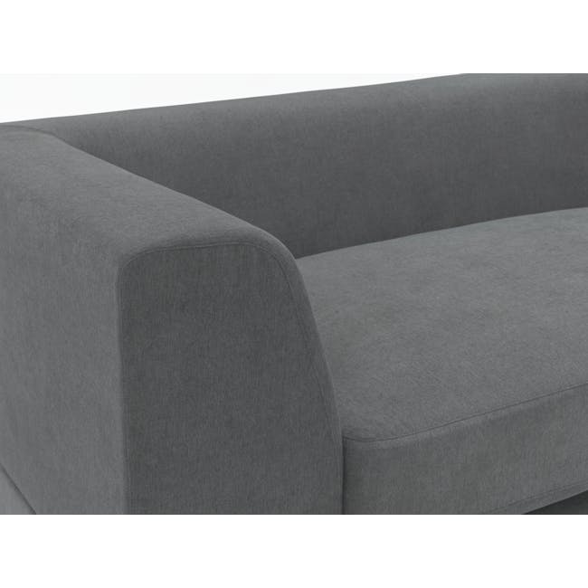 Abby L-Shaped Lounge Sofa - Stone - 7