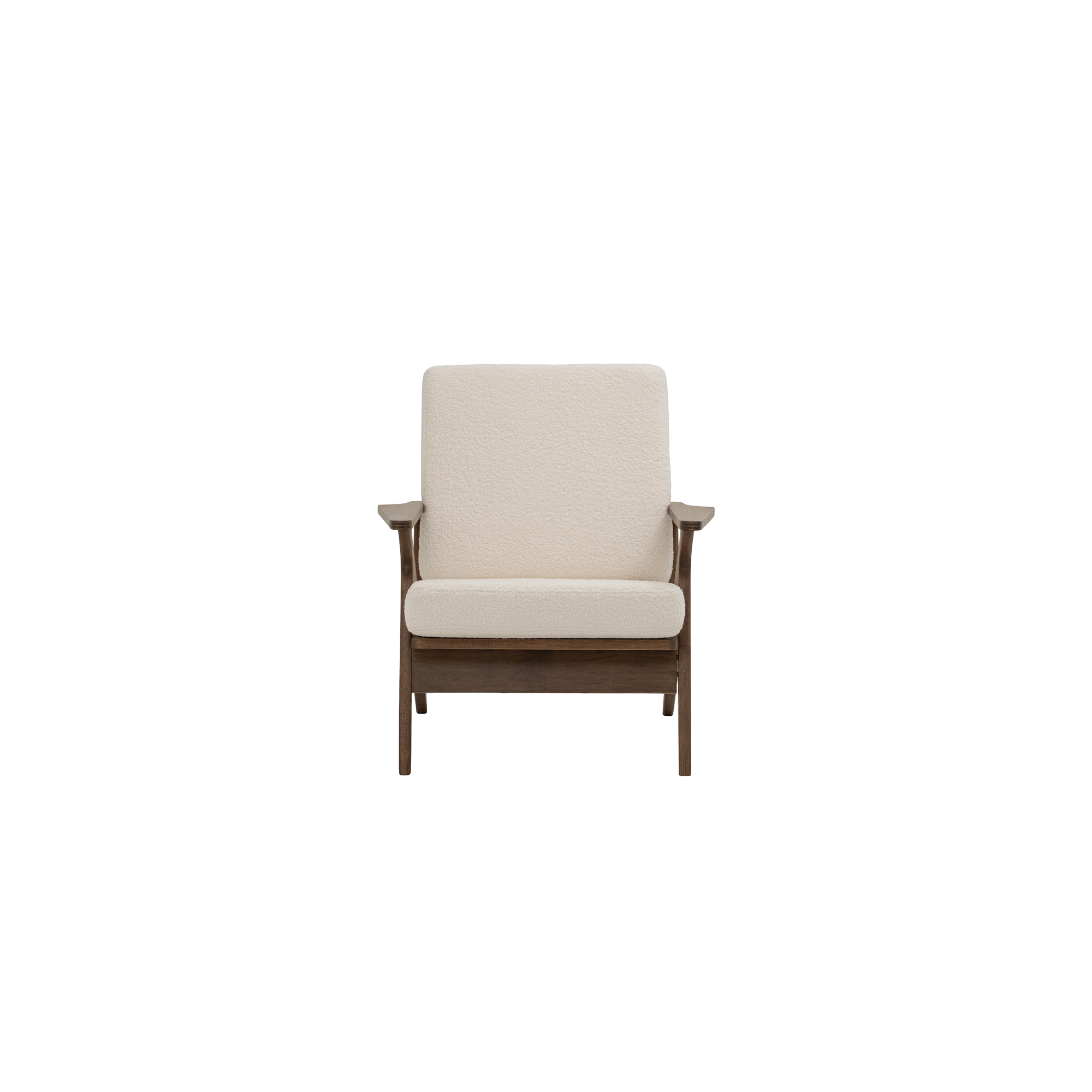 Aston Armchair - White Cream