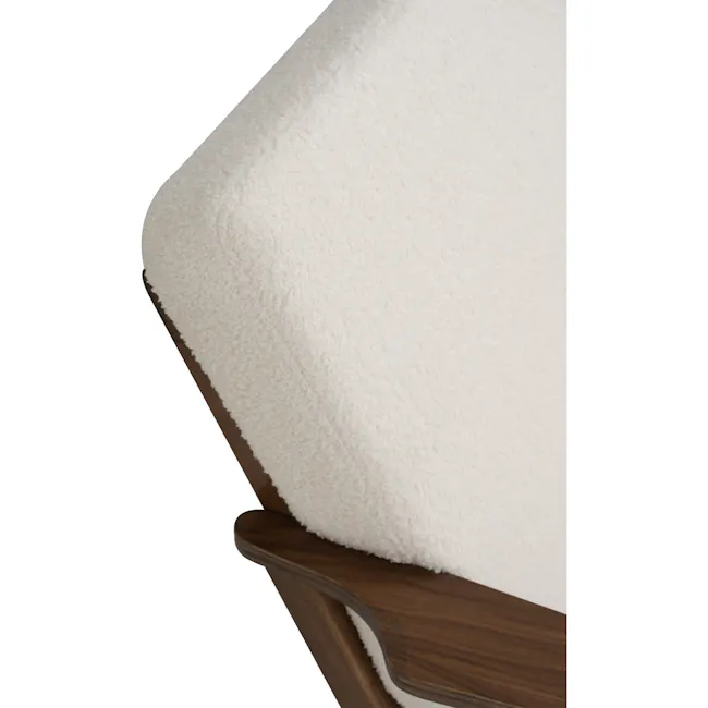 Aston Armchair - White Cream - 11 - Cream-colored, fluffy, soft, plush, textured, natural, organic, luxurious, cozy