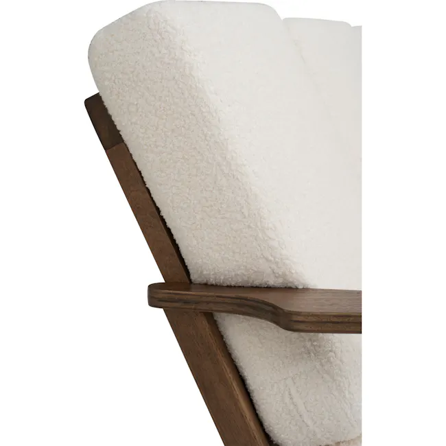 Aston Armchair - White Cream - 12 - Creamy white, fluffy, soft, plush, cozy, warm, inviting, comfortable, luxurious