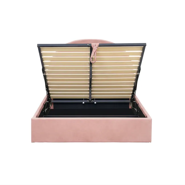 Aspen Super Single Storage Bed - Blush - 7
