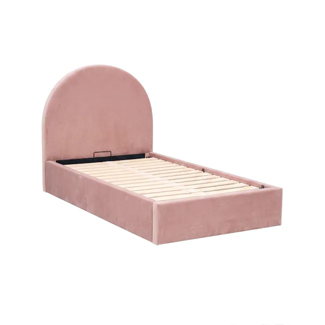 Aspen Super Single Storage Bed - Blush - 3
