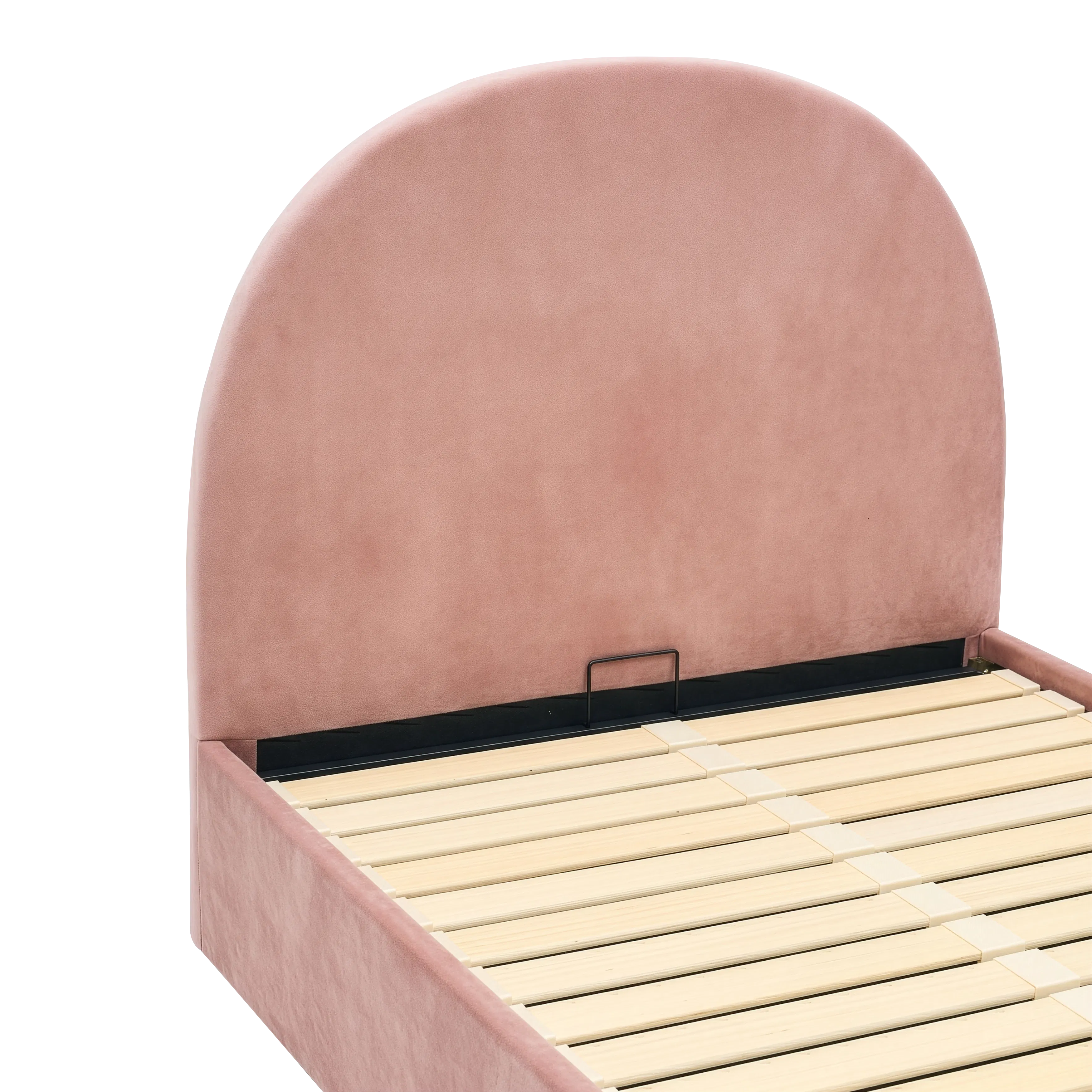 Aspen Super Single Storage Bed - Blush - 7