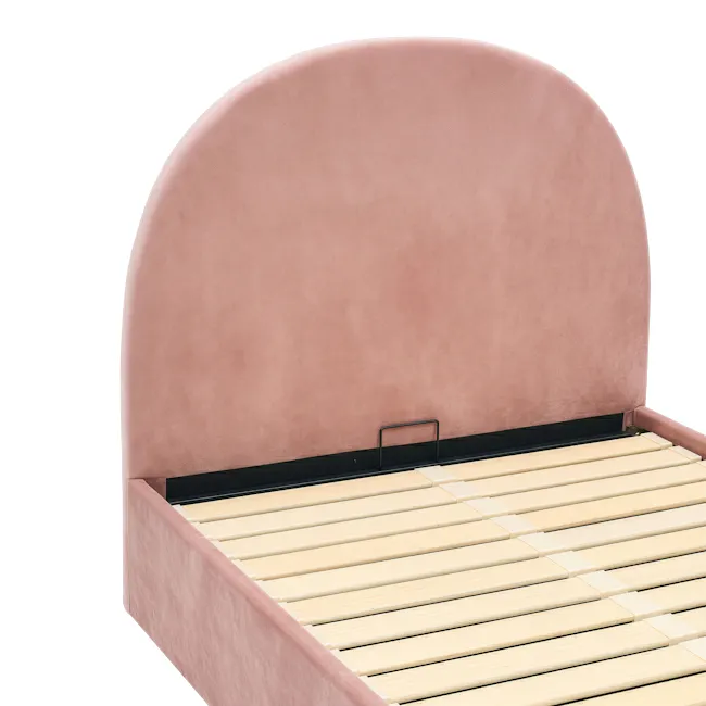 Aspen Super Single Storage Bed - Blush - 8
