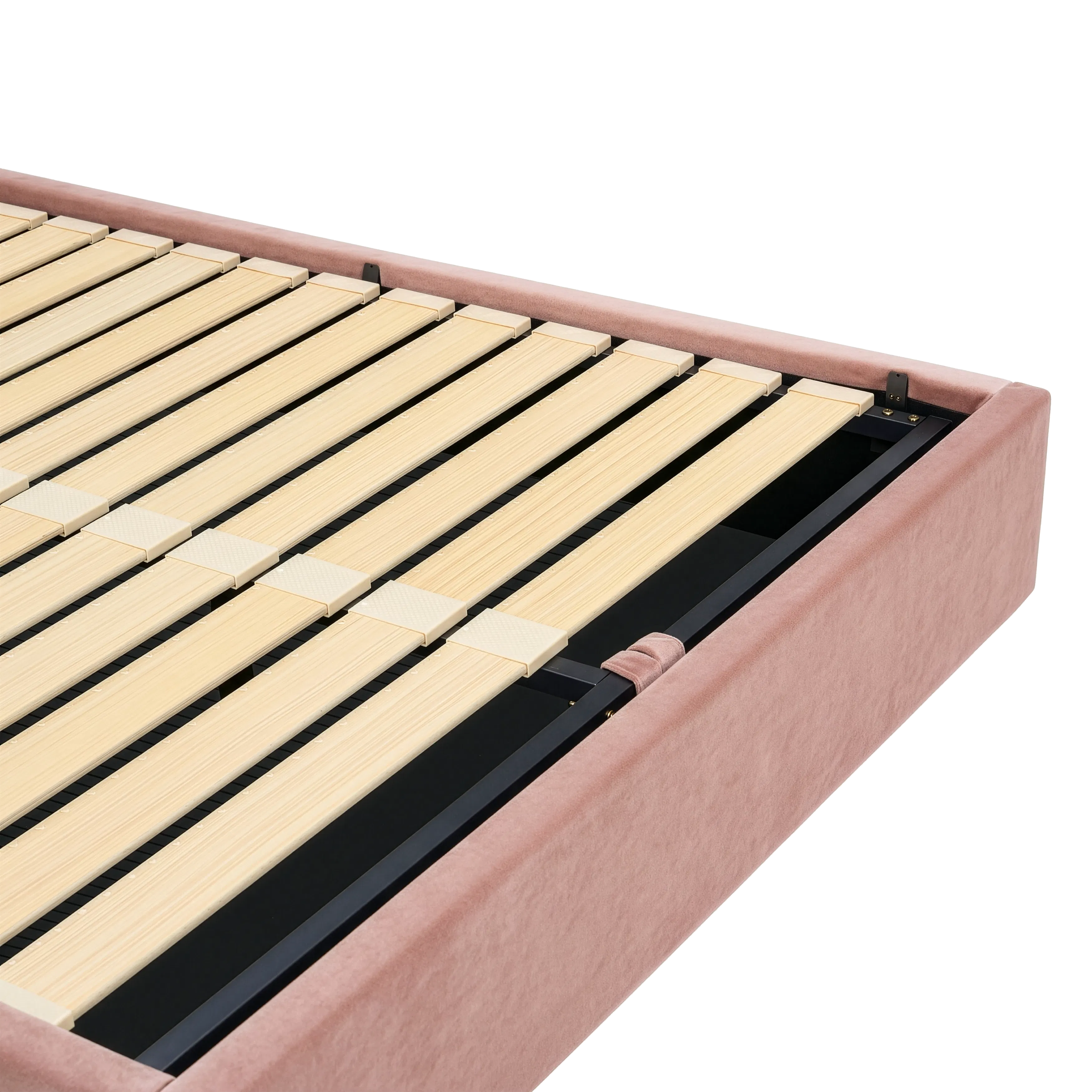 Aspen Super Single Storage Bed - Blush - 14