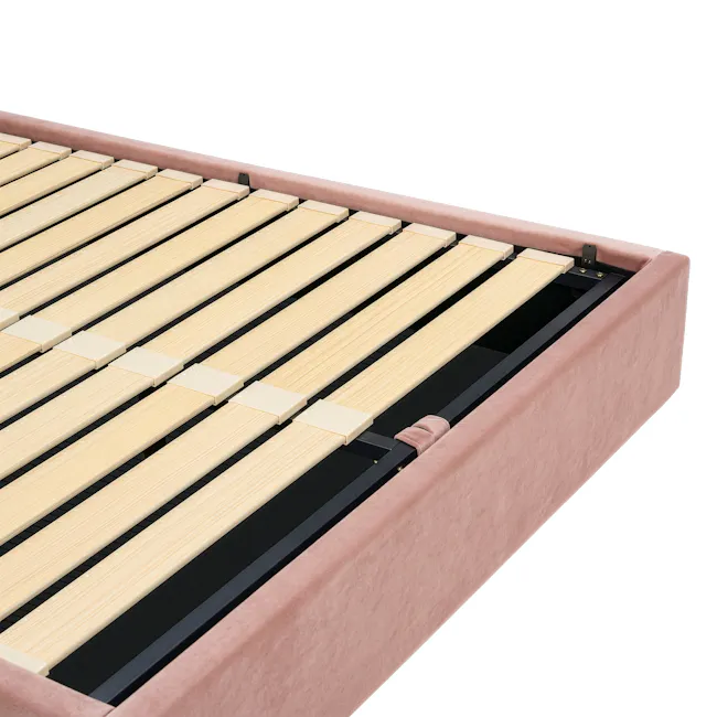 Aspen Super Single Storage Bed - Blush - 14