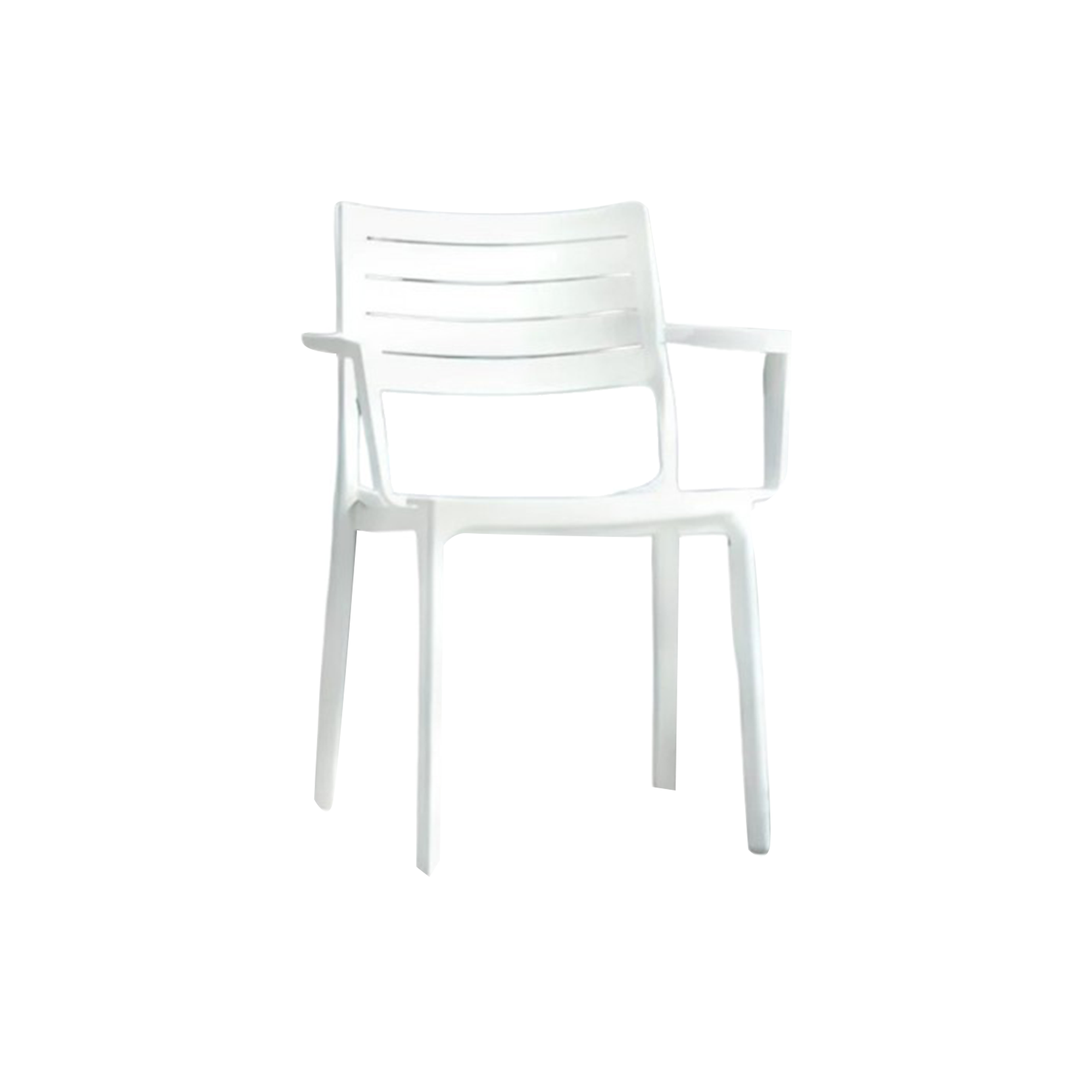 Metaline Stackable Chair -  White