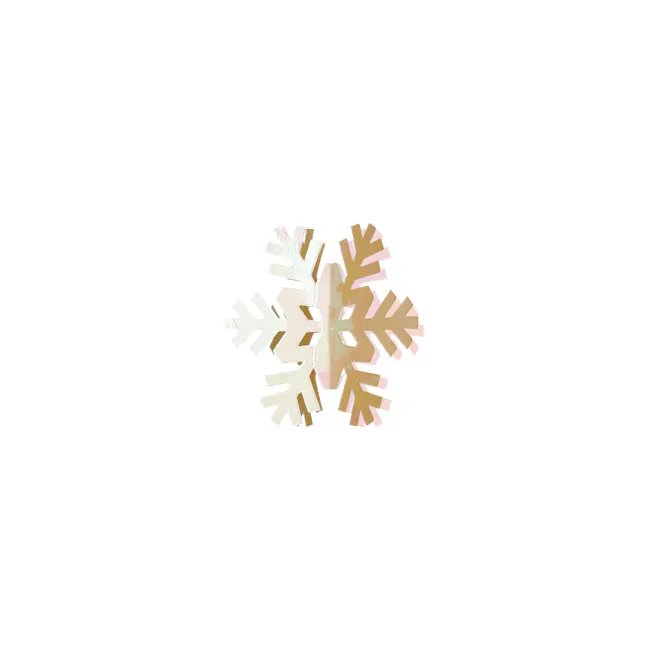 Snowflakes Paper Decor - Rainbow - 3