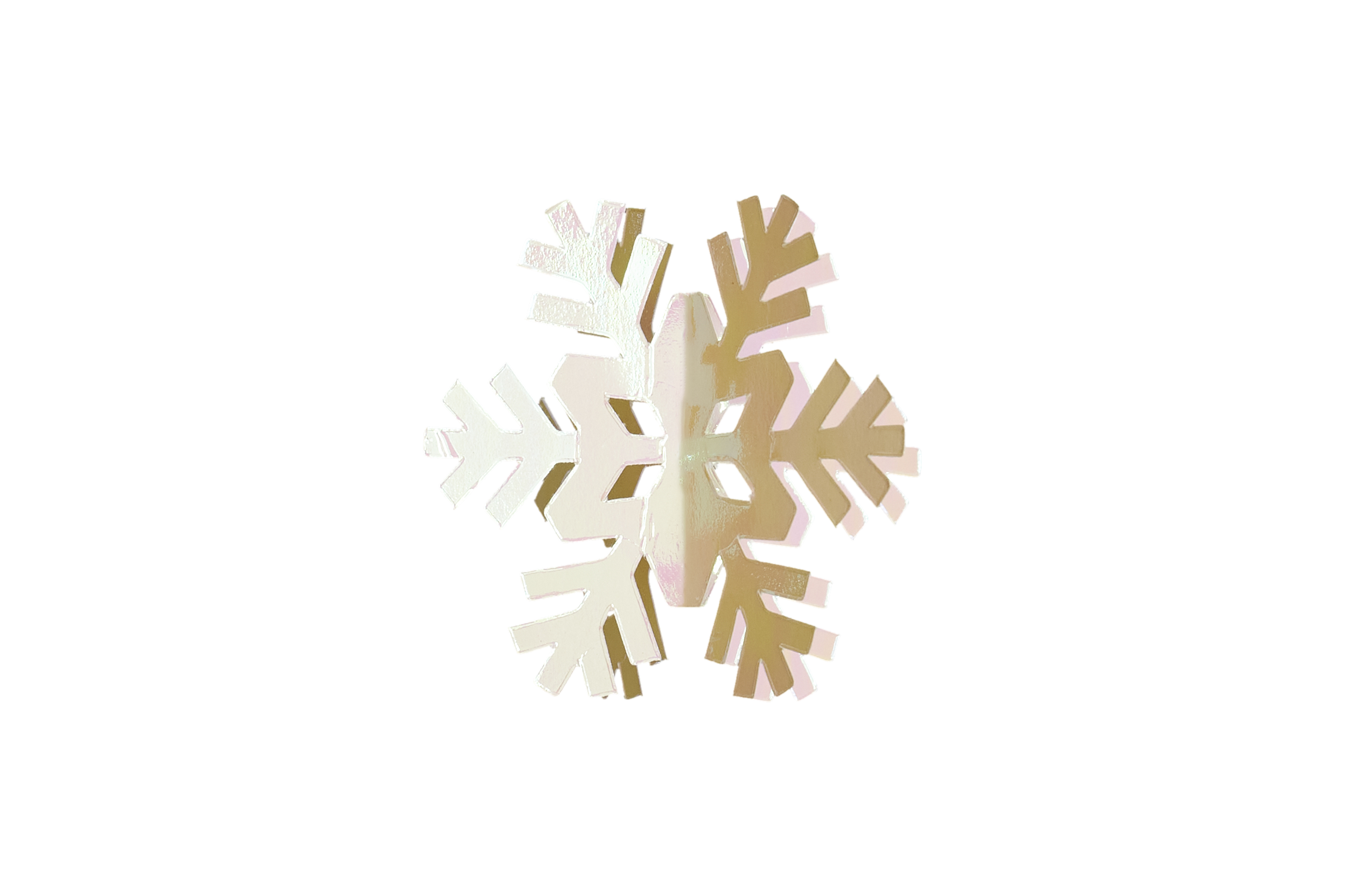 Snowflakes Paper Decor - Rainbow