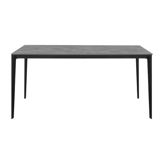 Edna Dining Table 1.6m - Concrete Grey (Sintered Stone) - 3