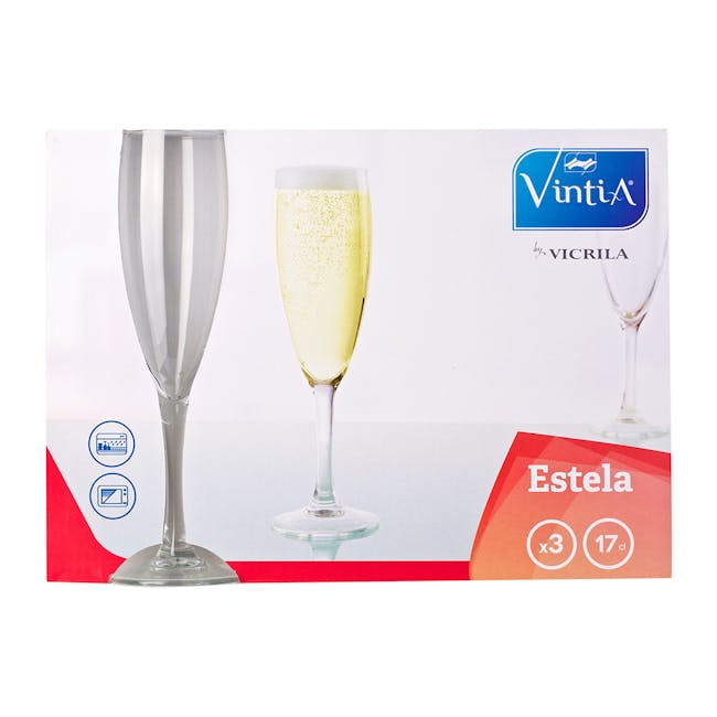 Estela Champagne Flute 17cl (Set of 3) - 3