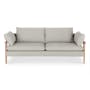 (As-is) Astrid 3 Seater Sofa - Oak, Ivory - 0