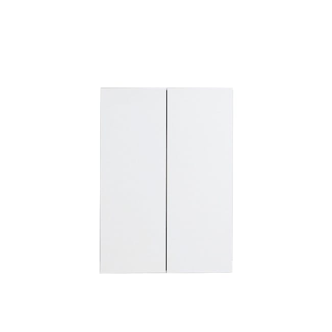 Fikk 2 Door Tall Cabinet - White - 0