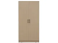 Fince 2 Door Wardrobe 0.9m - Oak