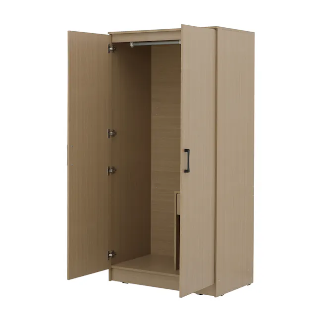 Fince 2 Door Wardrobe 0.9m - Oak - 11