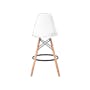 (As-is) Oslo Low Bar Chair - White - 5