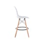 (As-is) Oslo Low Bar Chair - White - 6