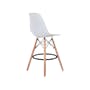 (As-is) Oslo Low Bar Chair - White - 7