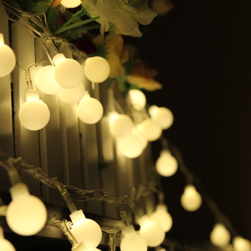 Small round bulb string lights clearance