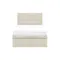ESSENTIALS Super Single Headboard Storage Bed - Oat (Eco Clean Fabric)