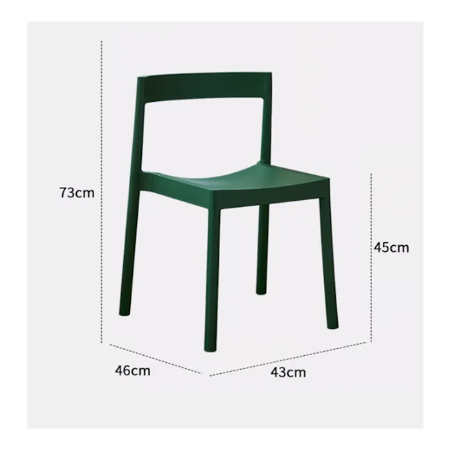 Mobi Stackable Chair - Cobalt Blue - 9