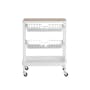 Moblac 3 Tier Trolley - White - 0