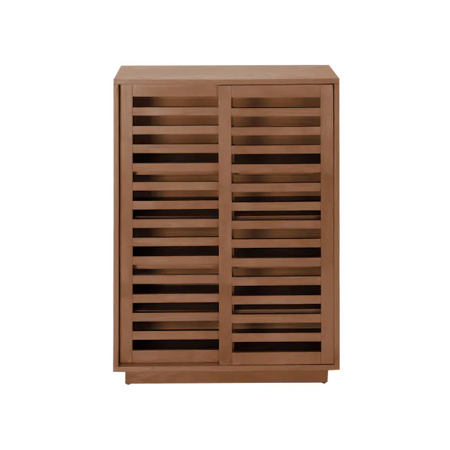 Keita Shoe Cabinet - Walnut - 1