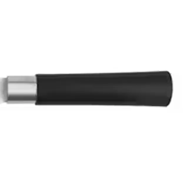 Metaltex Chefs Knife Usuba with Stainless Steel Blade - 4 - Sleek black cylindrical object, Minimalist black cylindrical