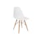 Charmant Dining Table 1.1m in Natural, White with 4 Oslo Chairs in White - 7