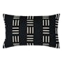 Porter Linen Lumbar Cushion cover - Black - 0