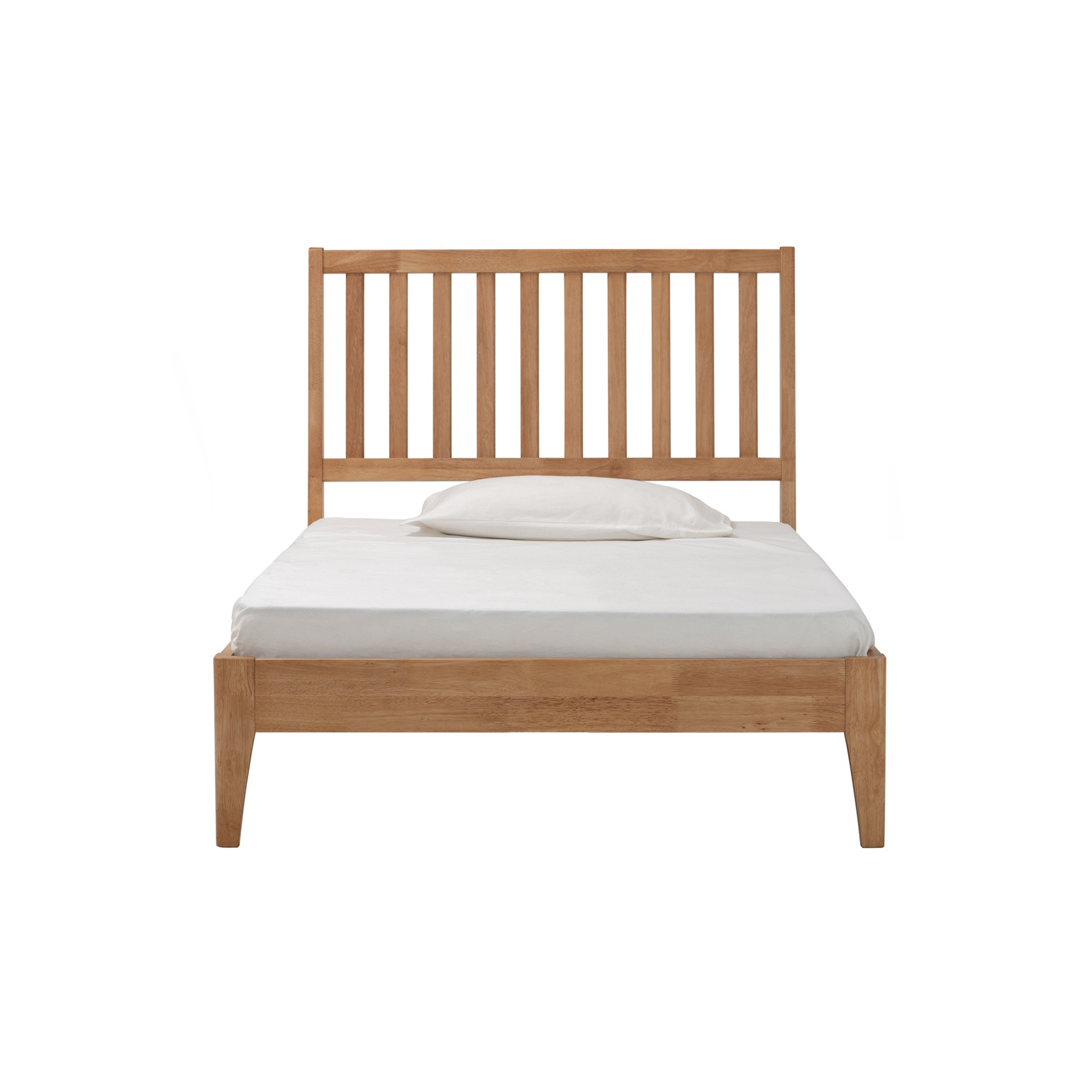 Cleveland Wooden Super Single Bed - Natural