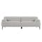 Brielle 3 Seater Sofa in Silver Ash with Lucian Lounge Chair in Peacock - 4