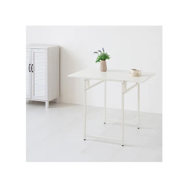 Oasis Sliding Extendable Table 0.5-0.9m - White - 2