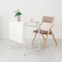 Oasis Sliding Extendable Table 0.5-0.9m - White - 7