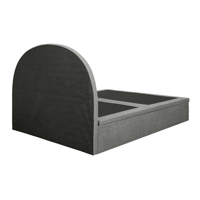 Aspen Queen Storage Bed - Midnight Grey - 6
