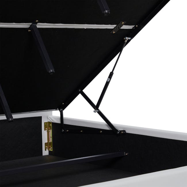 Aspen Super Single Storage Bed - Light Grey (Pet Friendly) - 14