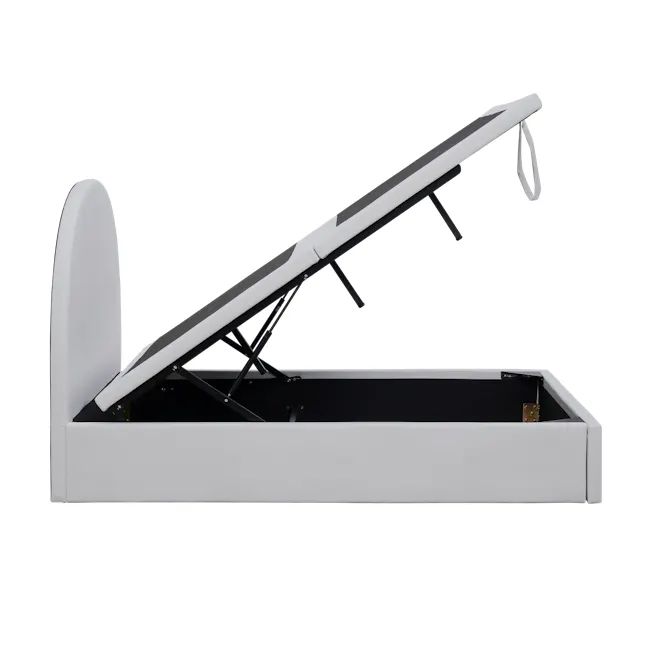 Aspen Super Single Storage Bed - Light Grey (Pet Friendly) - 6