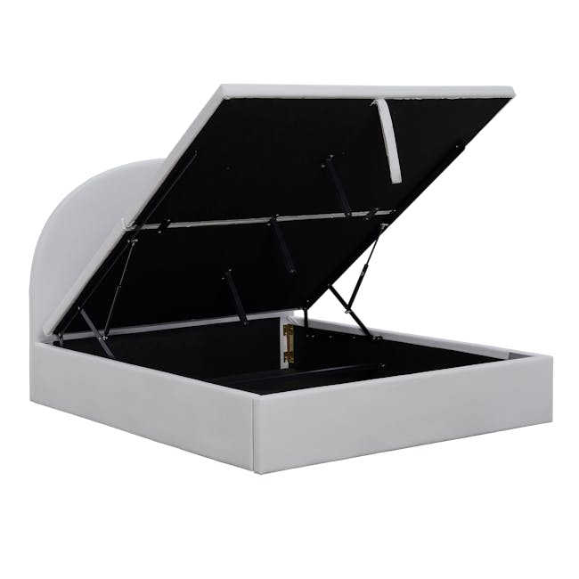 Aspen Super Single Storage Bed - Light Grey (Pet Friendly) - 9