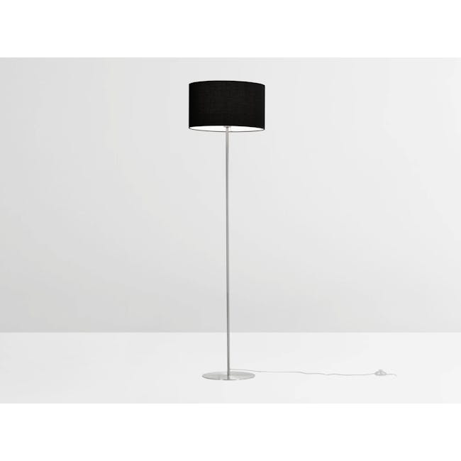 Reese Floor Lamp - Black, Nickel - 5