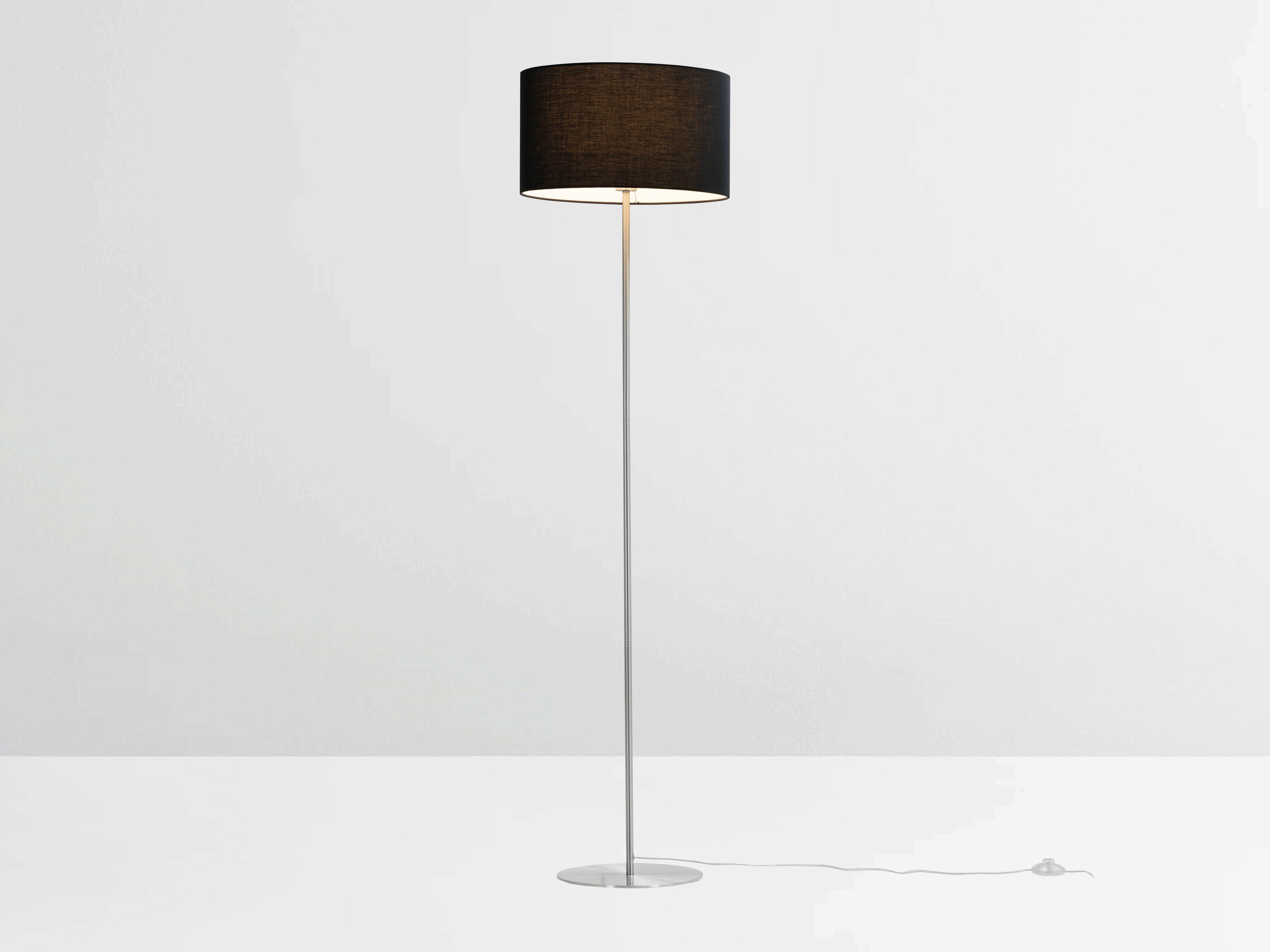 nickel floor lamp