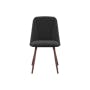 Lana Dining Chair - Walnut, Dark Grey (Fabric) - 2