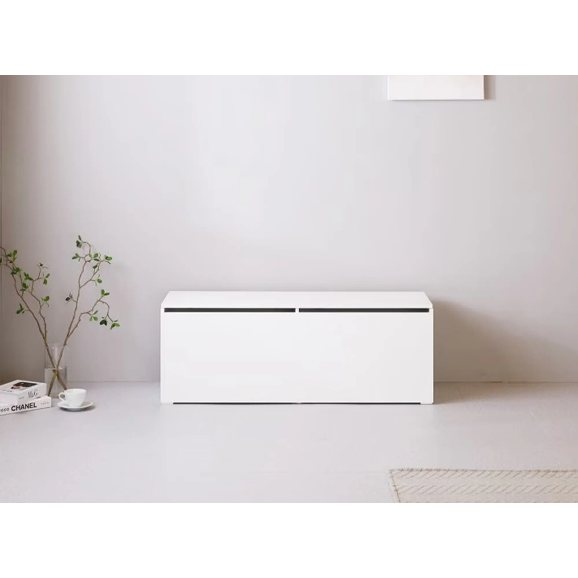 (As-is) Benno Modular Storage Bench 1.2m - White Walnut - 4 - 15