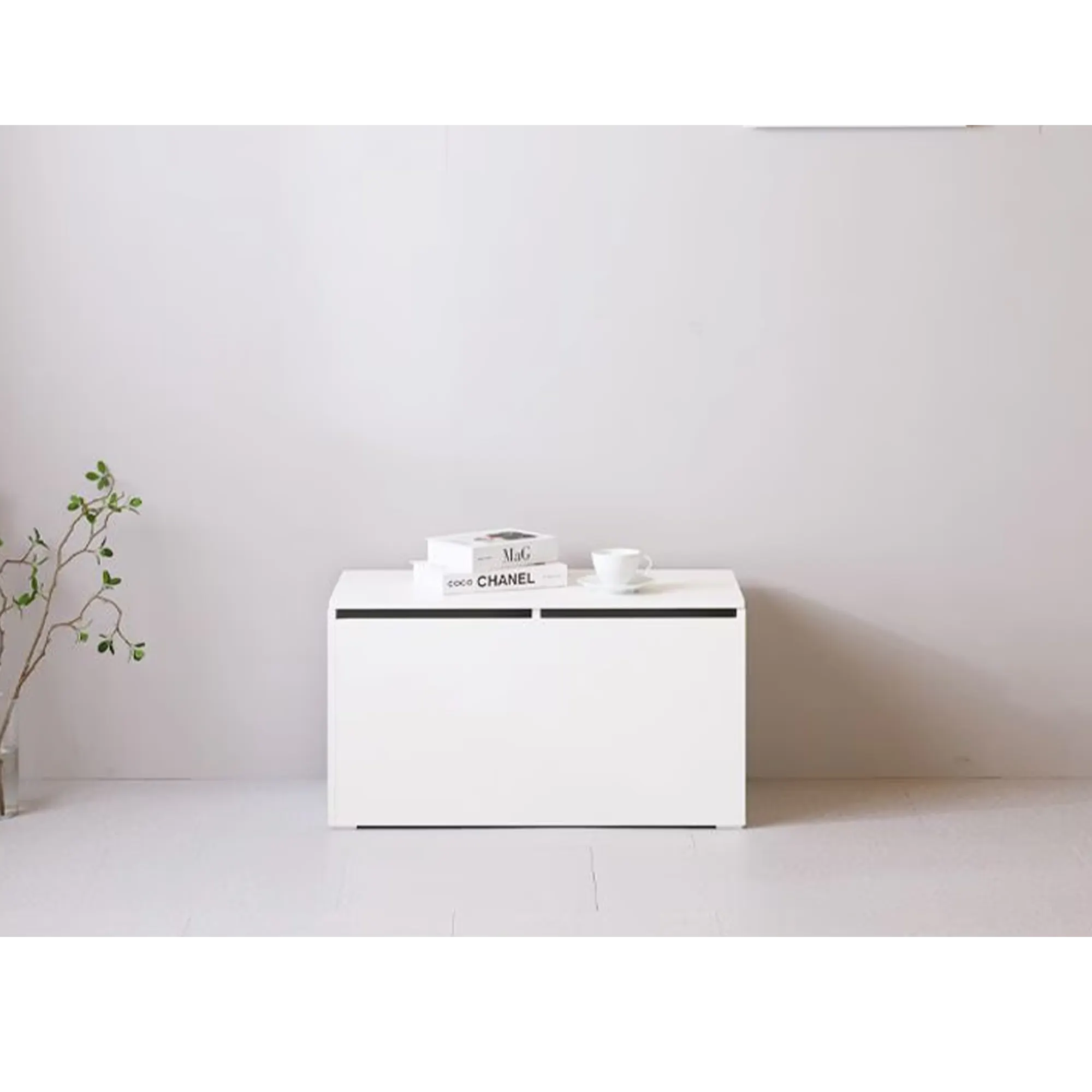 (As-is) Benno Modular Storage Bench 1.2m - White Walnut - 4 - 20