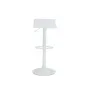 (As-is) Nia Bar Stool - White (Faux Leather) - 7