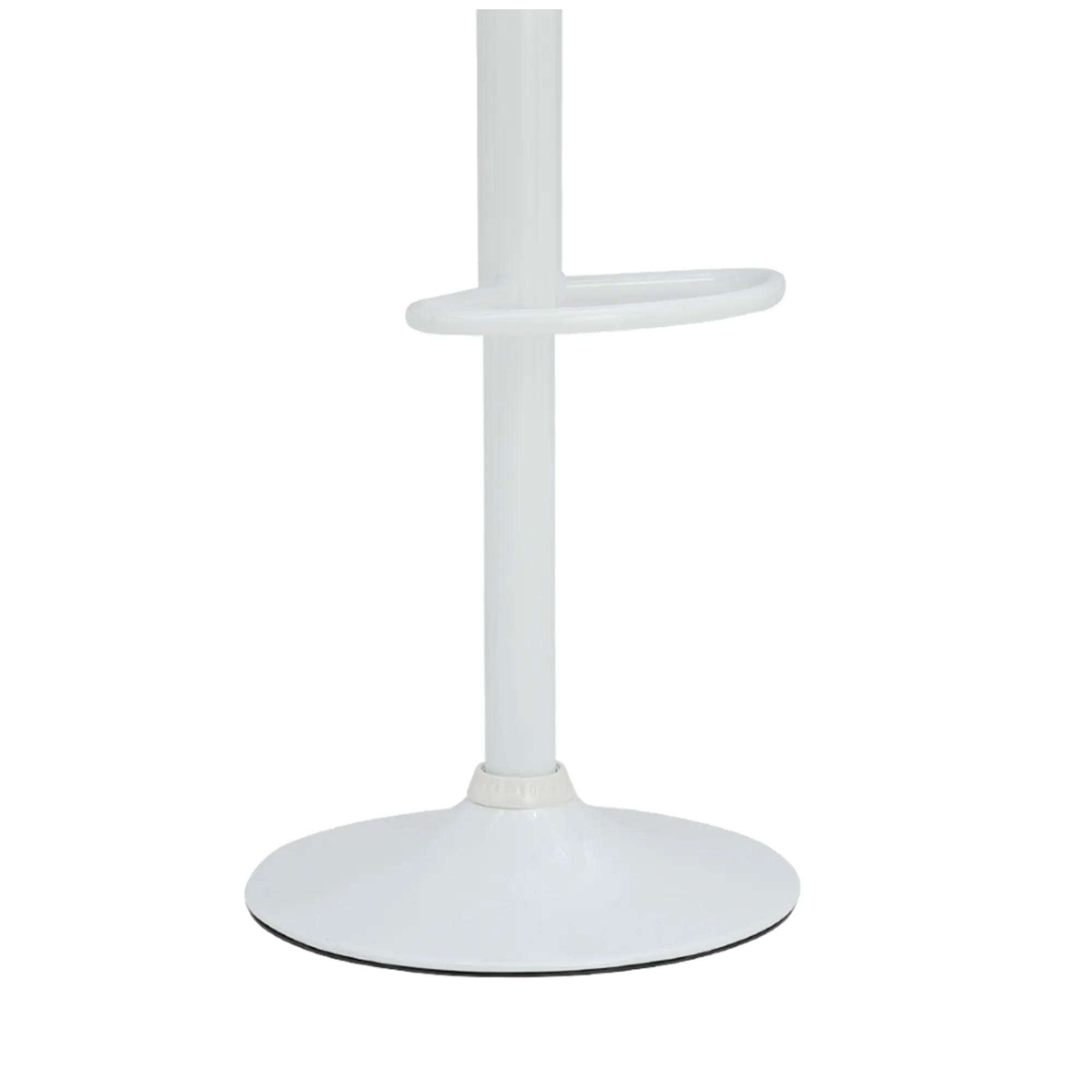 (As-is) Nia Bar Stool - White (Faux Leather) - 11