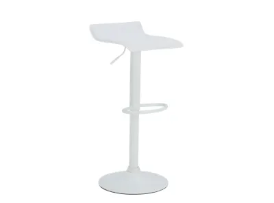 Nia Bar Stool - White (Faux Leather)