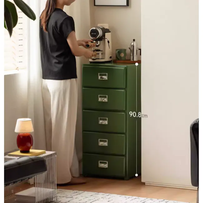 Haven 5 Drawer Chest 0.4m - Green - 2